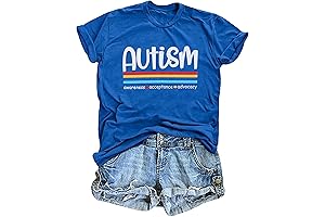 Autism Awareness Shirt Women Autism T-Shirt Autism Acceptance Shirt Autism Mom Shirt