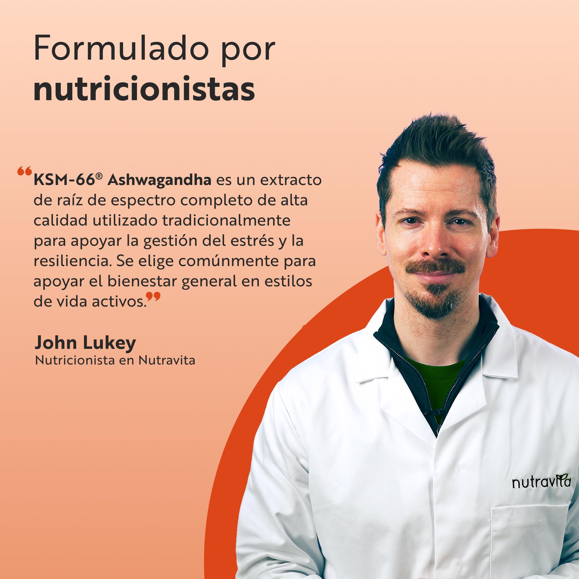 Nutravita Ashwagandha Orgánica 500mg - KSM-66® Sin Excipiente. 100% Natural Cápsula Vegana de Ashwagandha - Suplemento adaptógeno Ayurveda Ginseng Indio (Withania Somnifera) Antiflamatorio natural