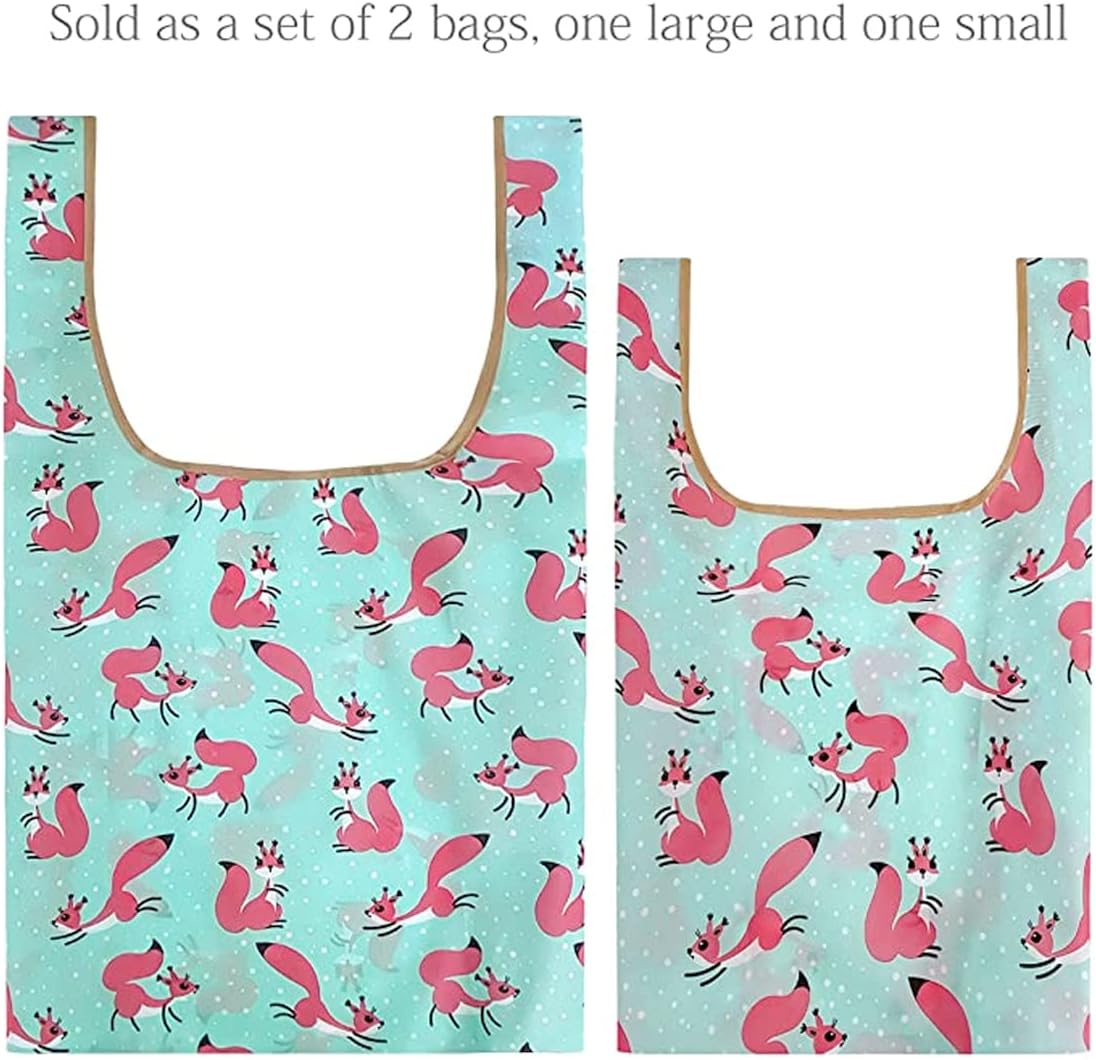 allydrew JoliBag Nylon Reusable Grocery Bag, set of 6