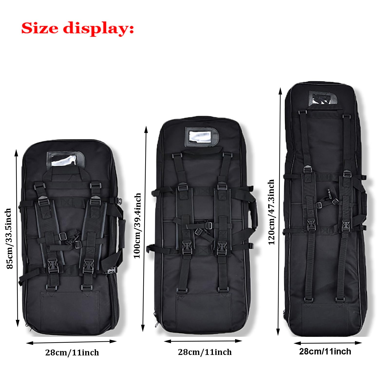 Custodia per Fucile,Borsa per Armi,Resistente e Impermeabile,Fodero Porta Fucili Imbottito,tattico per Borsa a Doppio Fucile Borsa per Fucile da Caccia,Softair,Tiro 120cm