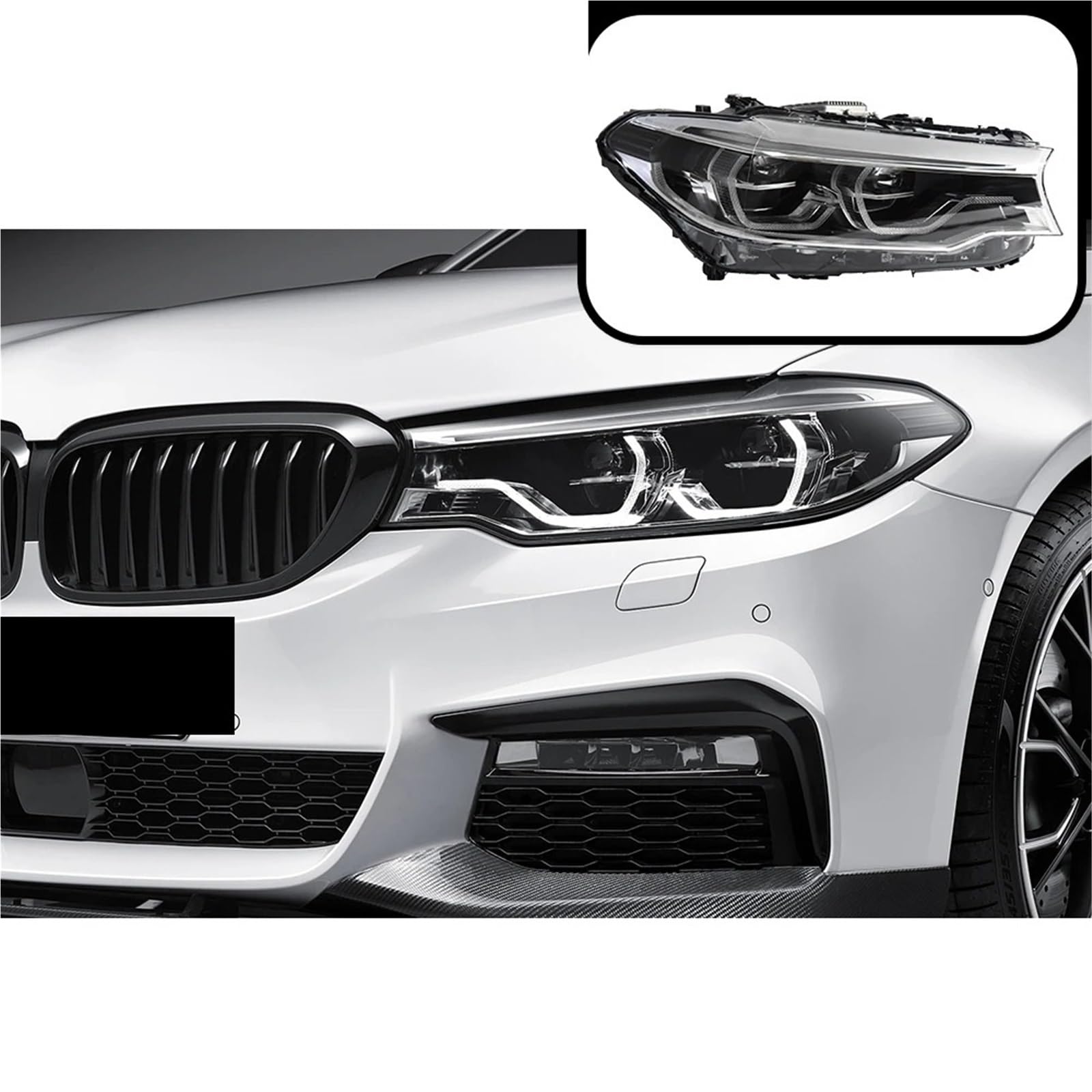 Faro Coche Faros Delanteros LED Para Coche, Luces De Circulación Diurna, Luces De Señal Para G30, 525i, 530i, 535i, G38, F90, Años 2017 A 2020. Faros Delanteros