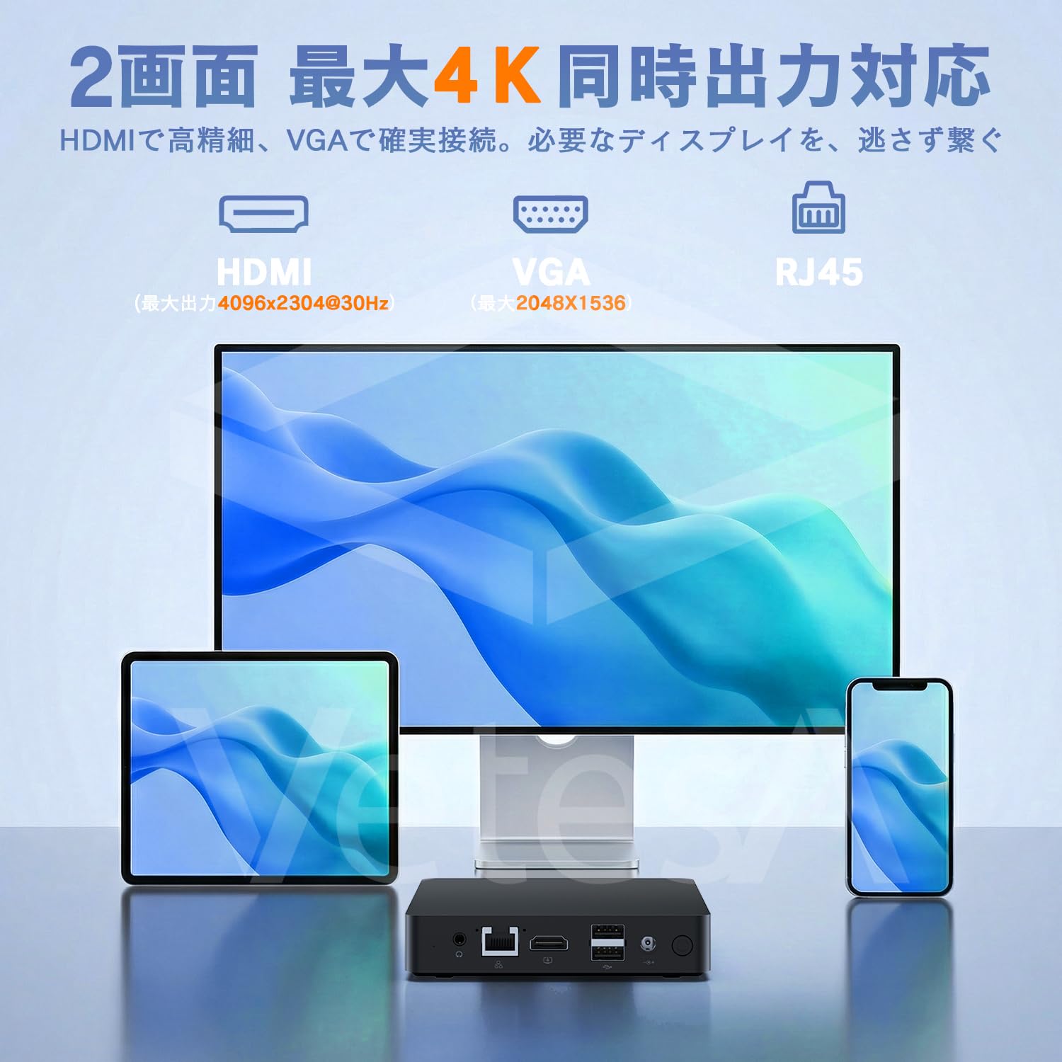 Amazon.co.jp: VETESA ミニpc 第14世代 6500Y Windows11 Office2024