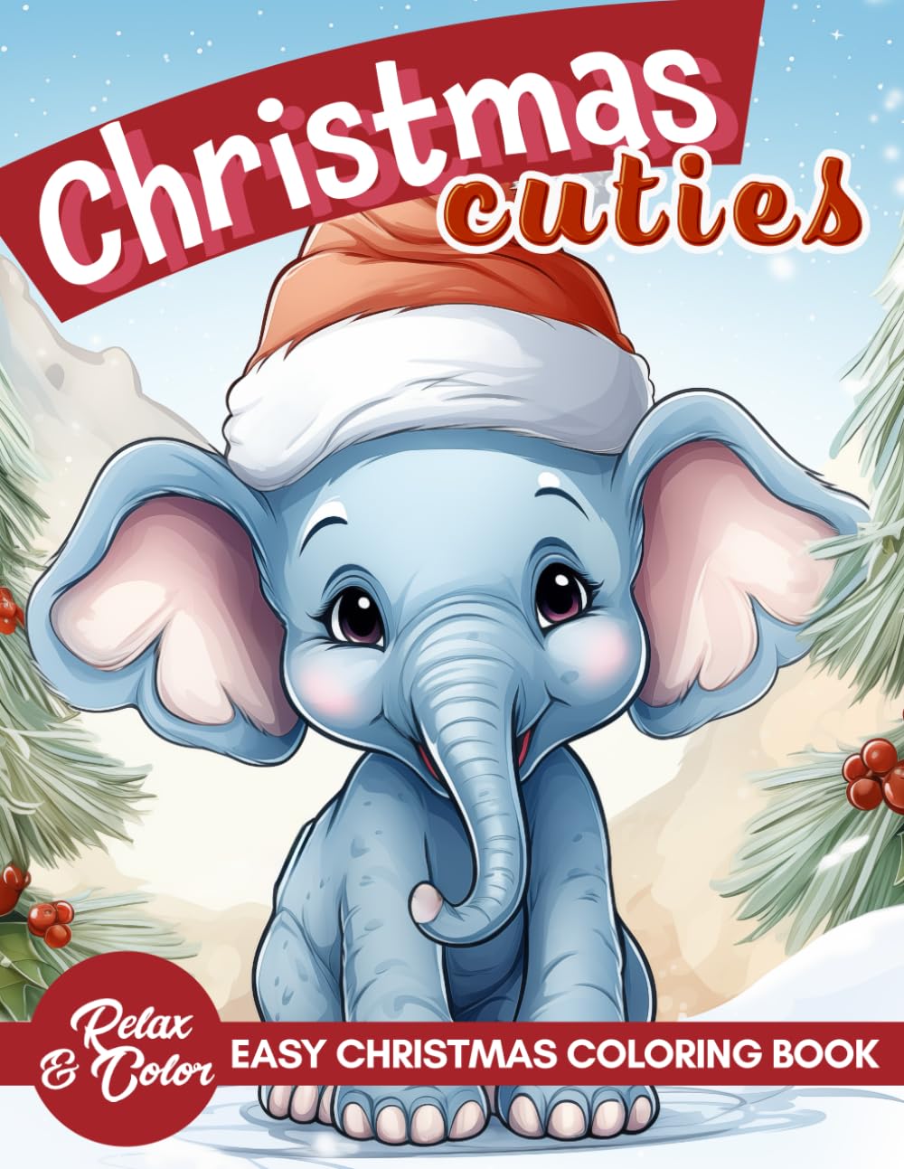 Christmas Animals Coloring Book: Heartwarming Holiday Animals in Cozy Christmas Scenes | Over 50 Delightful Illustrations Featuring Adorable Puppies, ... Coloring Books For All Ages Kids to Seniors!)