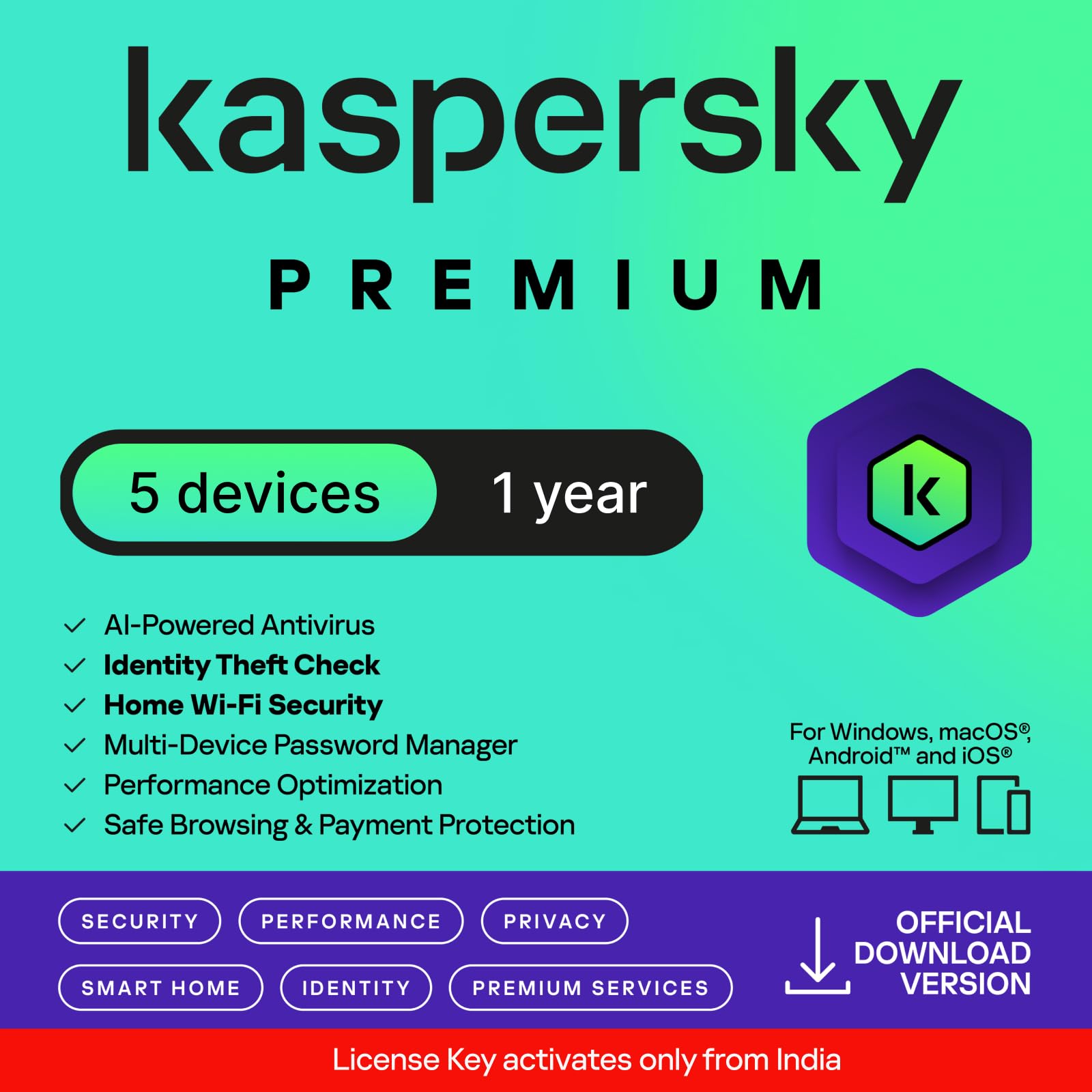 Kaspersky | Premium - Total Security (Ultimate Security) | 1 Device | 1 Year | Email Delivery in 1 Hour - No CD — Amazon image 7