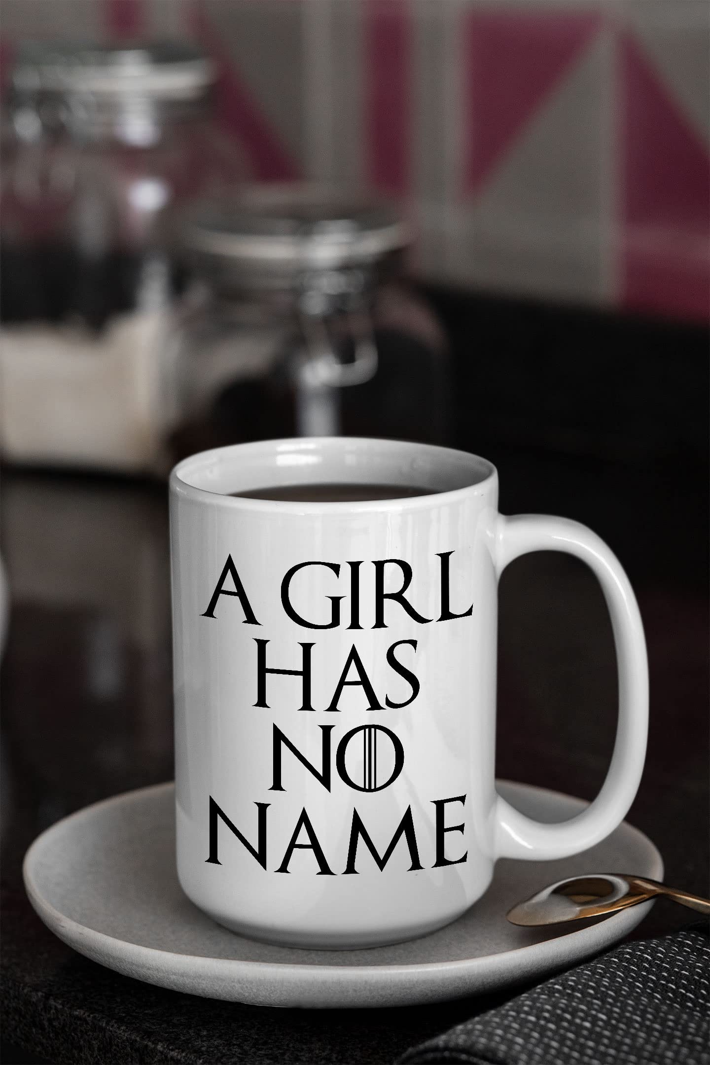 A Girl Has No Name Letter Print Coffee Mug, Merchandise Gifts for Women  Teen Girls, Birthday Halloween Christmas Thanksgiving Gifts Gag Gifts Tea  Cup : Amazon.ca: Home