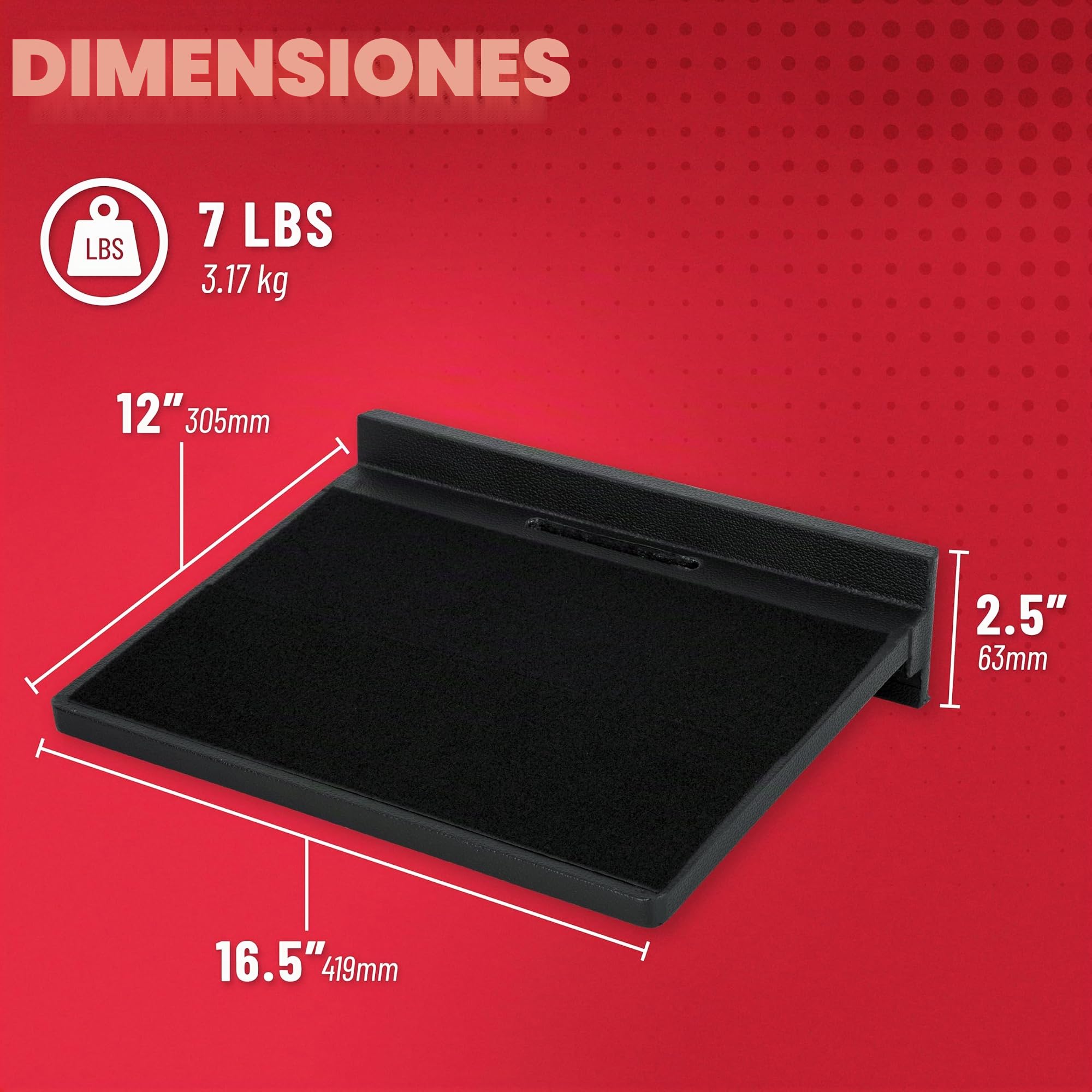 Gator Cases Pedalboard de Madera con Bolsa de Nylon y Bolsillo Externo. 18 x 12" (GPT-BLACK)