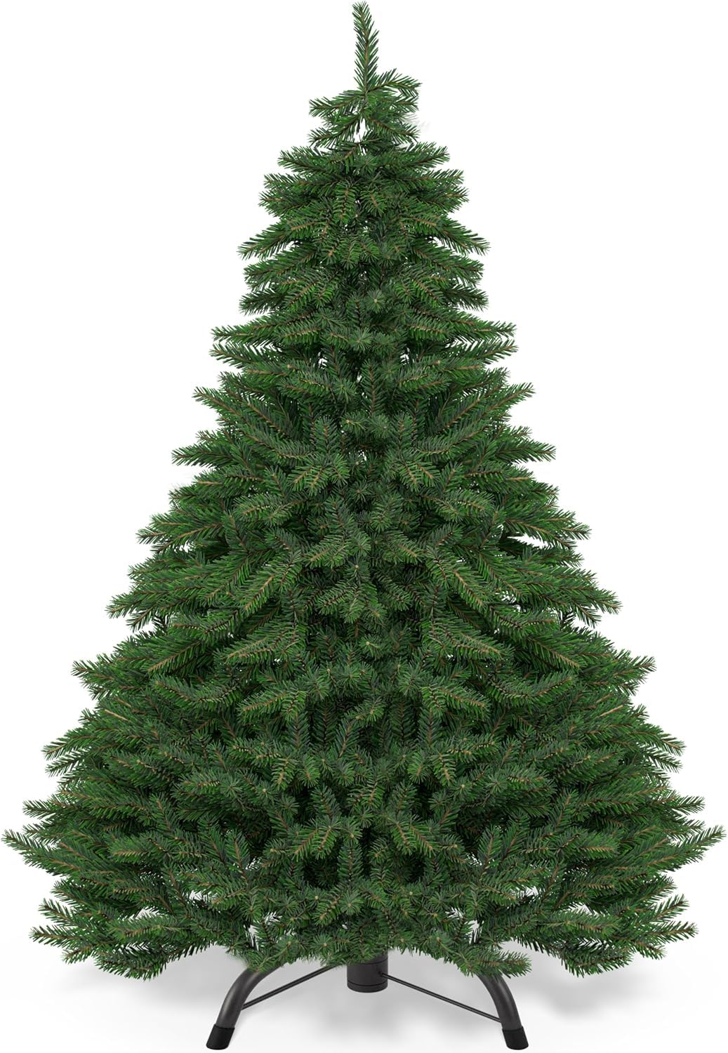 CASARIA® Green Artificial Realistic Artificial Christmas Tree Luxury Home Decor | Christmas Tree With Stand for your Christmas Decorations & Ornaments | Home Decoration UK Xmas Tree 140cm / 4.7ft