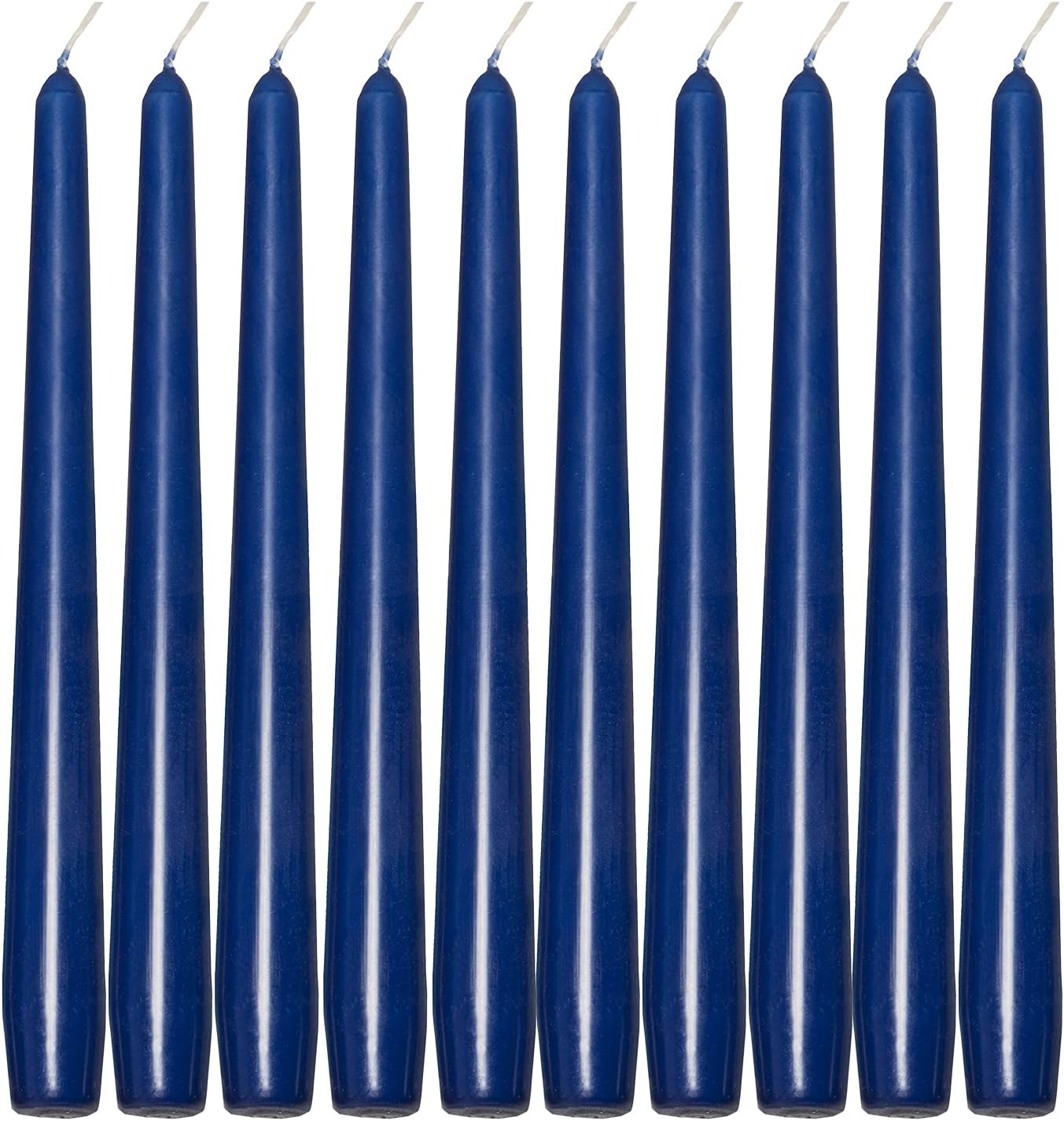 CANDWAX 30 cm Taper Candles Set of 12 Dripless and Smokeless Candle