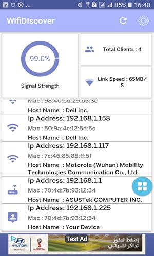 Wifi Clients Scanner