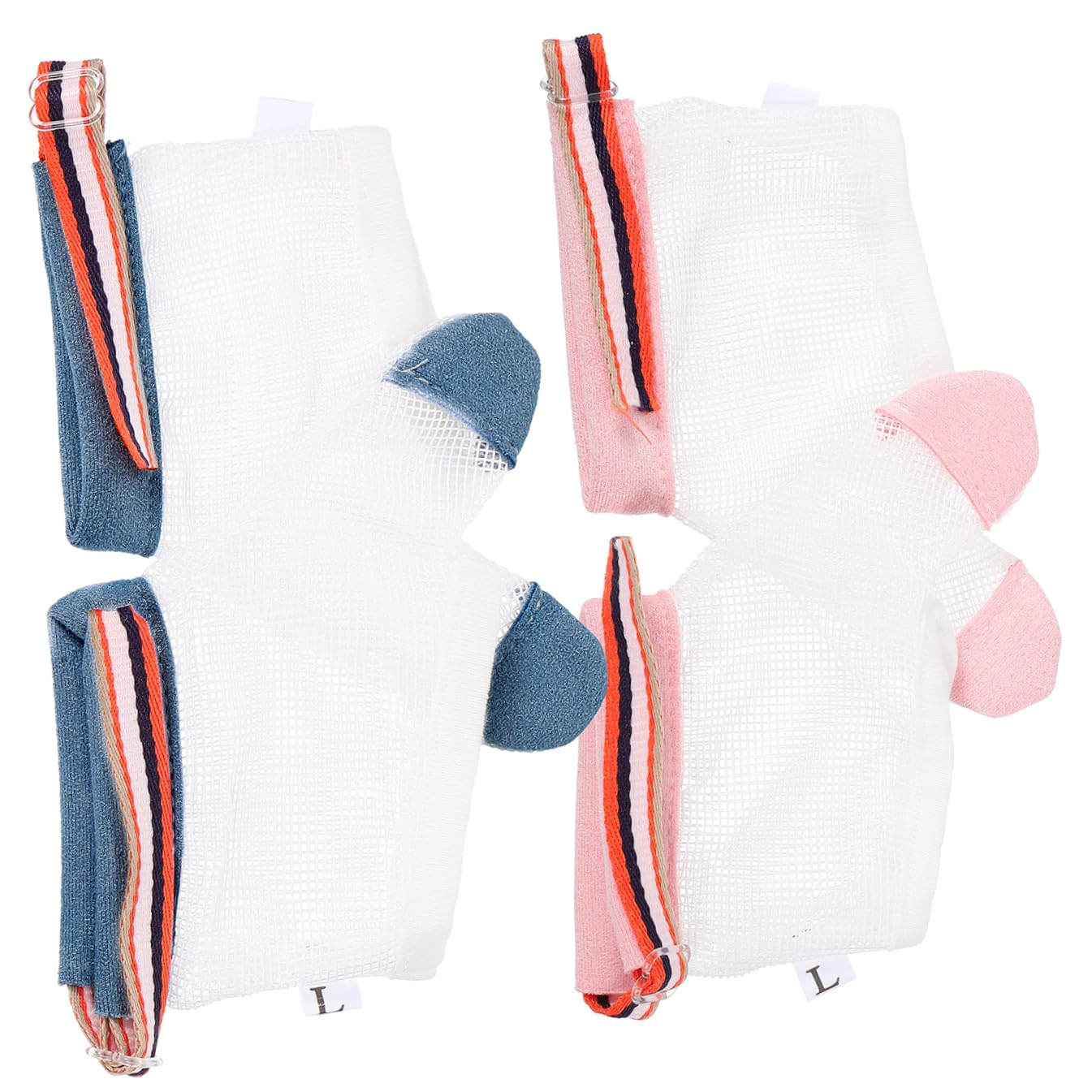 2 Pares de Guantes Antimordidas de Nylon para Ñiño, Protector de Pulgar, Dejan de Chuparse el Dedo Lavables, Antiarañazos