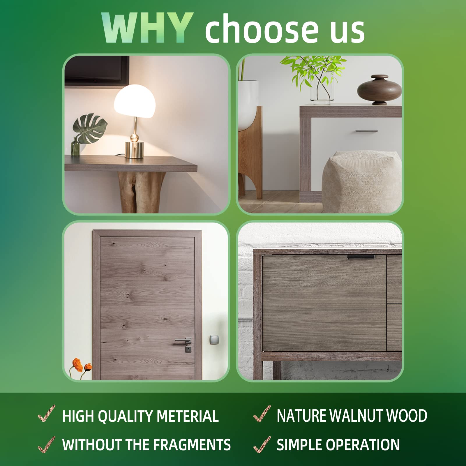 Walnut Edge Banding, 3/4 Inch X 100ft Roll Of Veneer