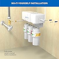 Vista 7 de Sistema de filtro de agua Aquasana para debajo del fregadero - Reduce PFAS, plomo y cloro en el agua potable - Filtración de clarium para la cocina