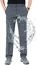 Aotoyou Pantalon de Travail Homme Cargo avec Poches Taille Elastique Séchage Rapide