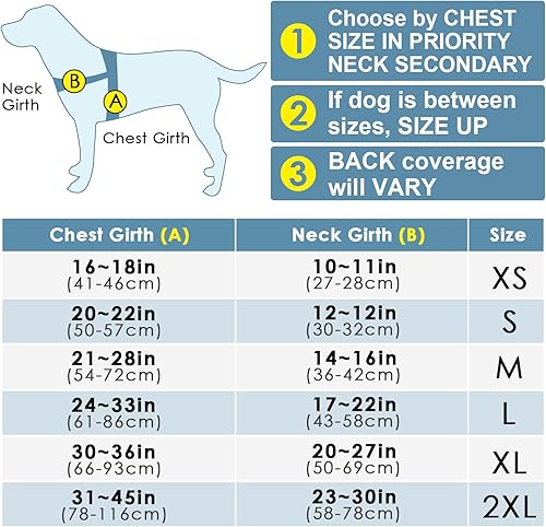 Miniatura 6 de ADVENTUREMORE Arnés para perros grandes, antitirones, arnés deportivo tipo halter reflectante transpirable chaleco para perro a prueba de escapes