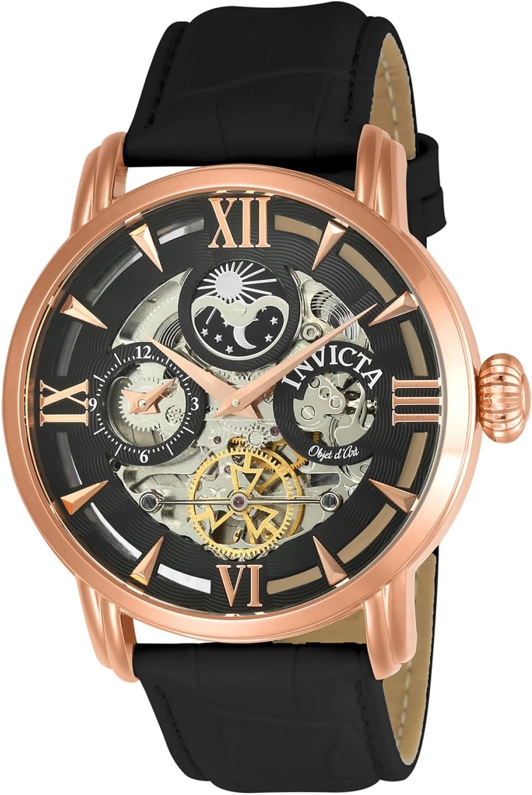 Objet D Art Stainless Steel Men's Automatic Watch - 47mm