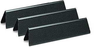 WELL GRILL Barres aromatisantes 7635 de 38,9 cm pour Weber Spirit E210, S210, E220, S220 avec boutons de commande avant (2 brûleurs), plaque chauffante émaillée en porcelaine pour barbecue à gaz