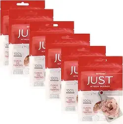 JUST Petiscos Saudáveis Pack com 6 Unidades Cubos de Frango 55G