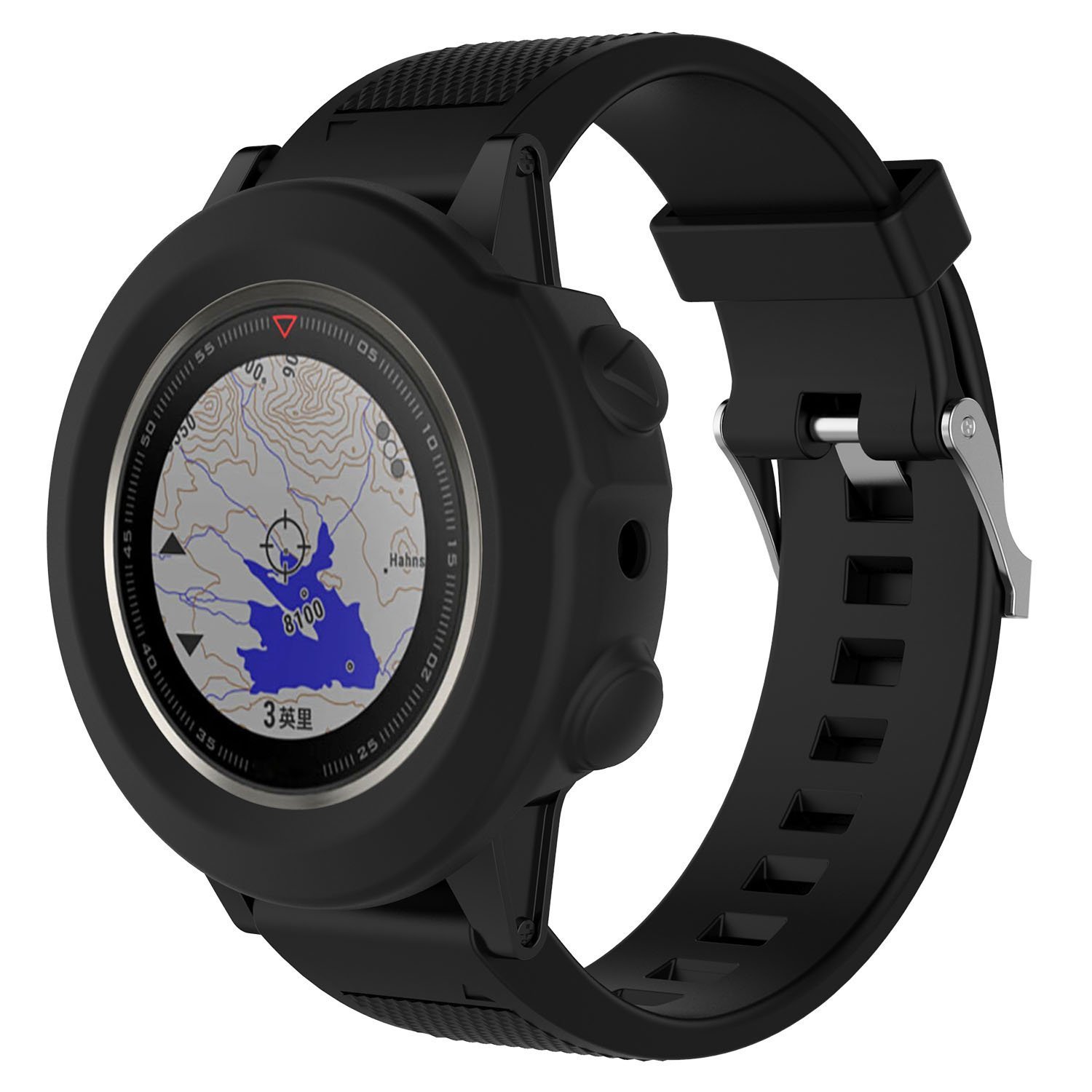 OSXINYIV Coque Pour Garmin Forerunner 165, Étui De Protection En Silicone Accessoire TPU De Remplacement Pour Étui De Protection Antichoc Et Incassable Pour Garmin Forerunner 165
