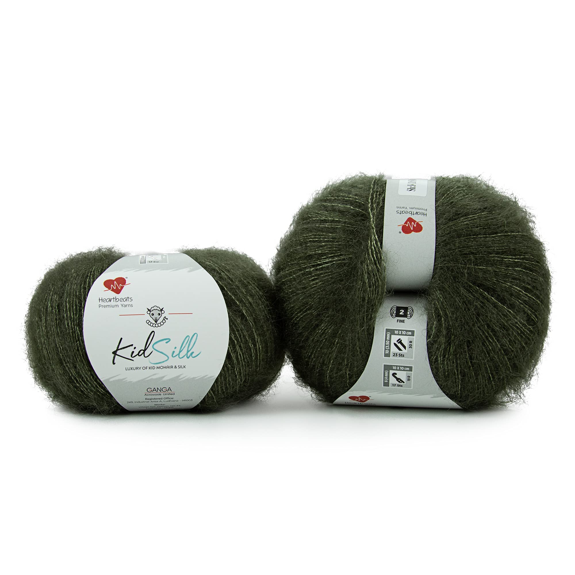 Heartbeats Kid Mohair Silk Yarn - Luxurious Softness -2