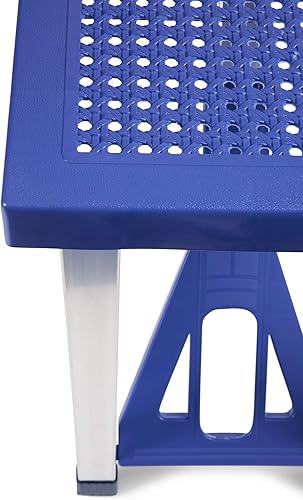 Miniatura 13 de PICNIC TIME Mesa de picnic plegable, mesa de camping, mesa al aire libre con agujero para paraguas