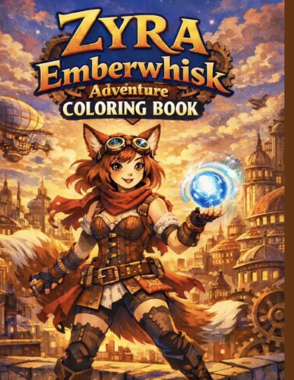 Zyra Emberwhisk Adventure Coloring Book