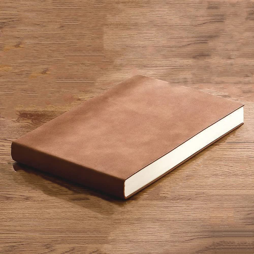 Carnet B5 pour la prise de notes Marqueurs de dessin, carnet de grille de journal et bloc-notes de carte mentale de journal pour l'agenda du planificateur d'art, marron, grille