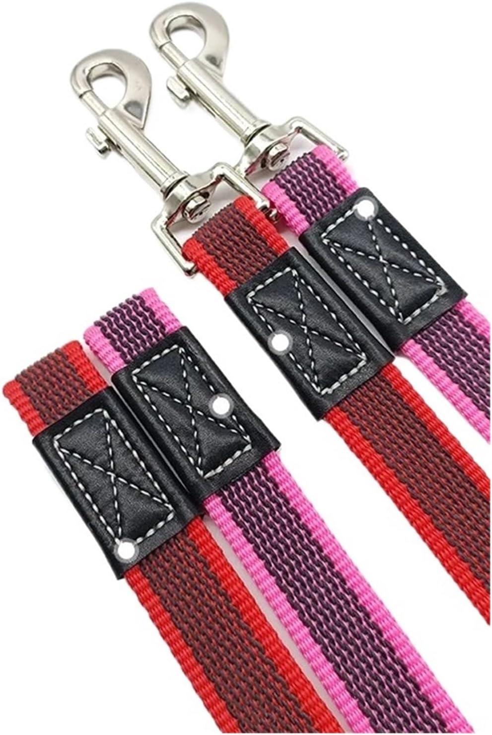 Dog Leash 1M 2M 3M 5M 10M Small Big Pet No Handle Training Leashes Cat Rubber Lead Rope Supplies(Red leashes,2Mx2CM)