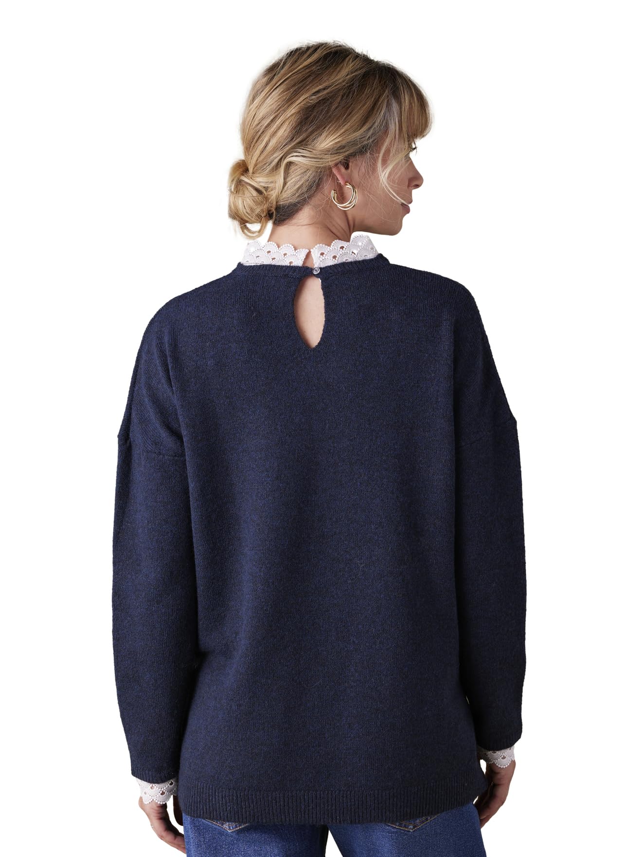 ENVIE DE FRAISE Pull Long détails Dentelle Amovibles Grossesse