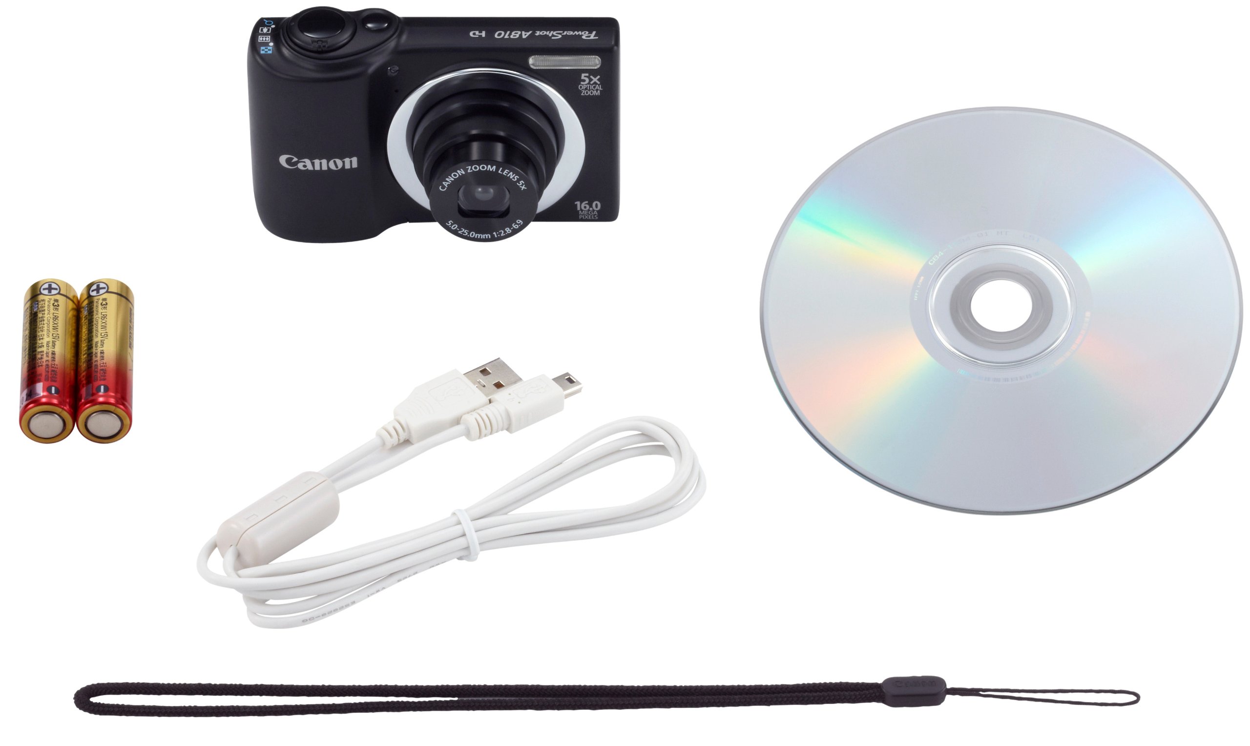 Canon PowerShot A810 dijital kamera (16 MP, 5-kat opt. Zoom, 6,9