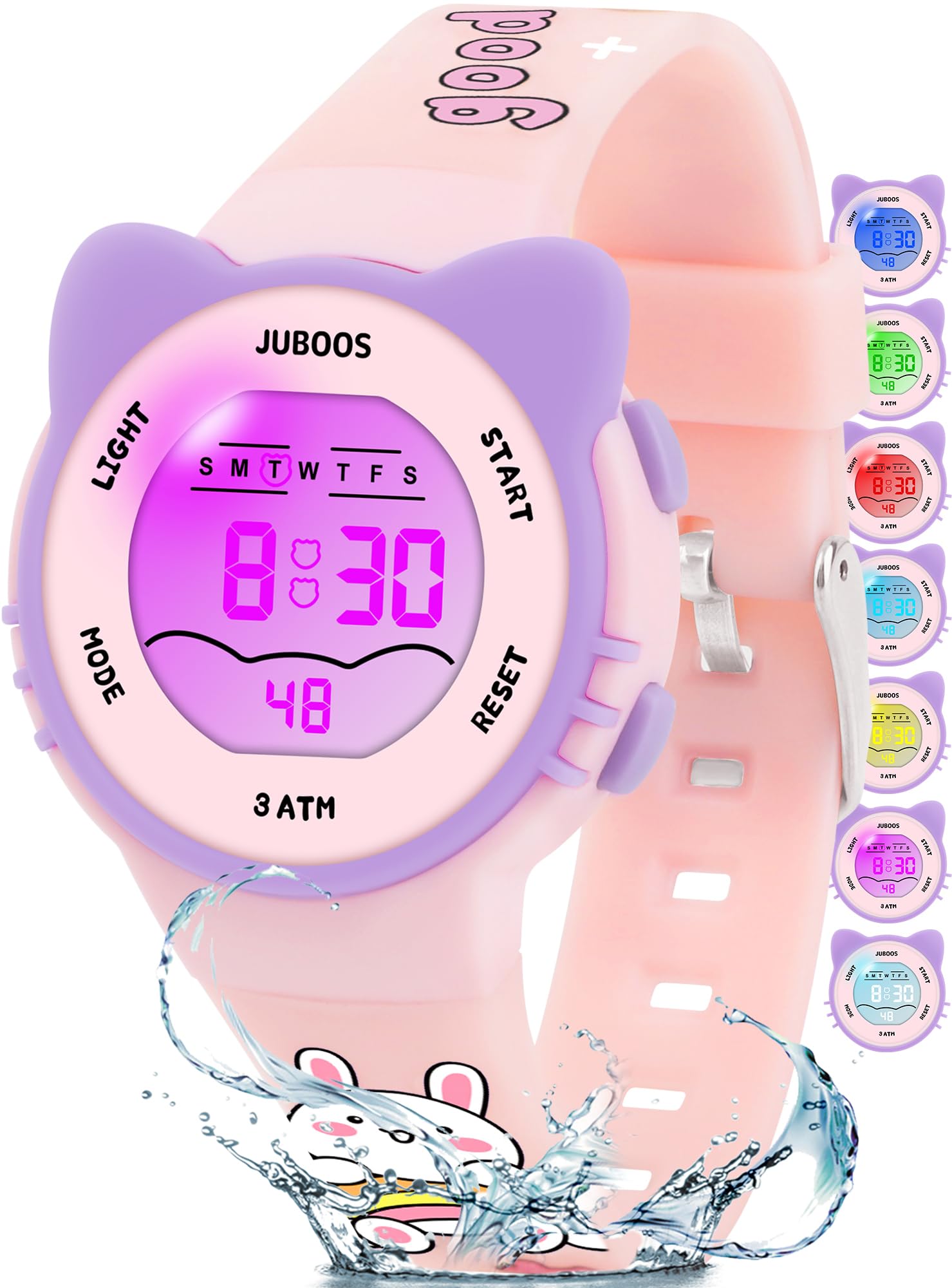 Juboos Digital Kids Watch Waterproof Sport Wristwatch Boys Girls