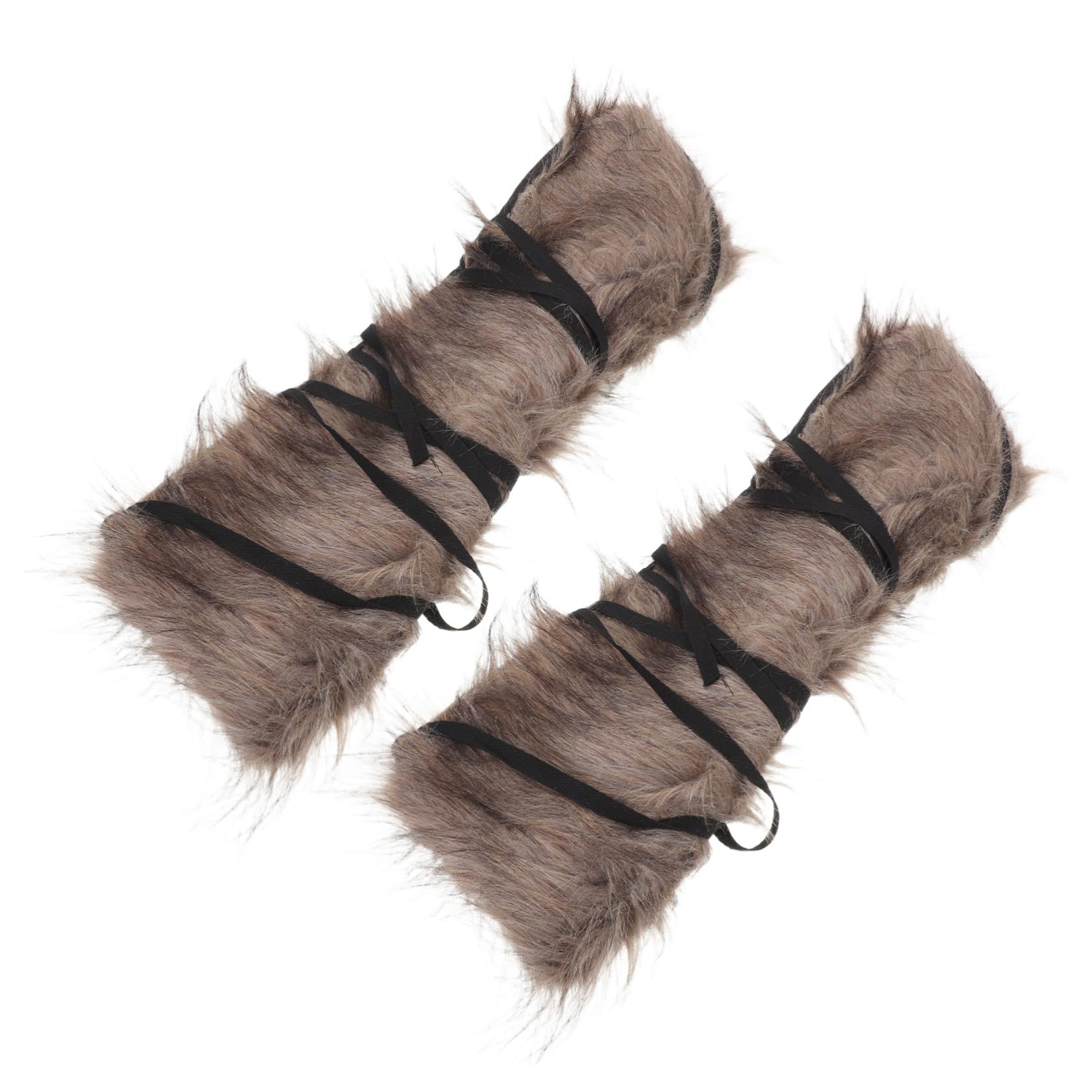 SHERCHPRY Scaldamuscoli Vichinghi Cosplay Medievali Regolabili in Pelliccia Sintetica Accessori Vintage per Costume Rinascimentale per Feste e Invernali