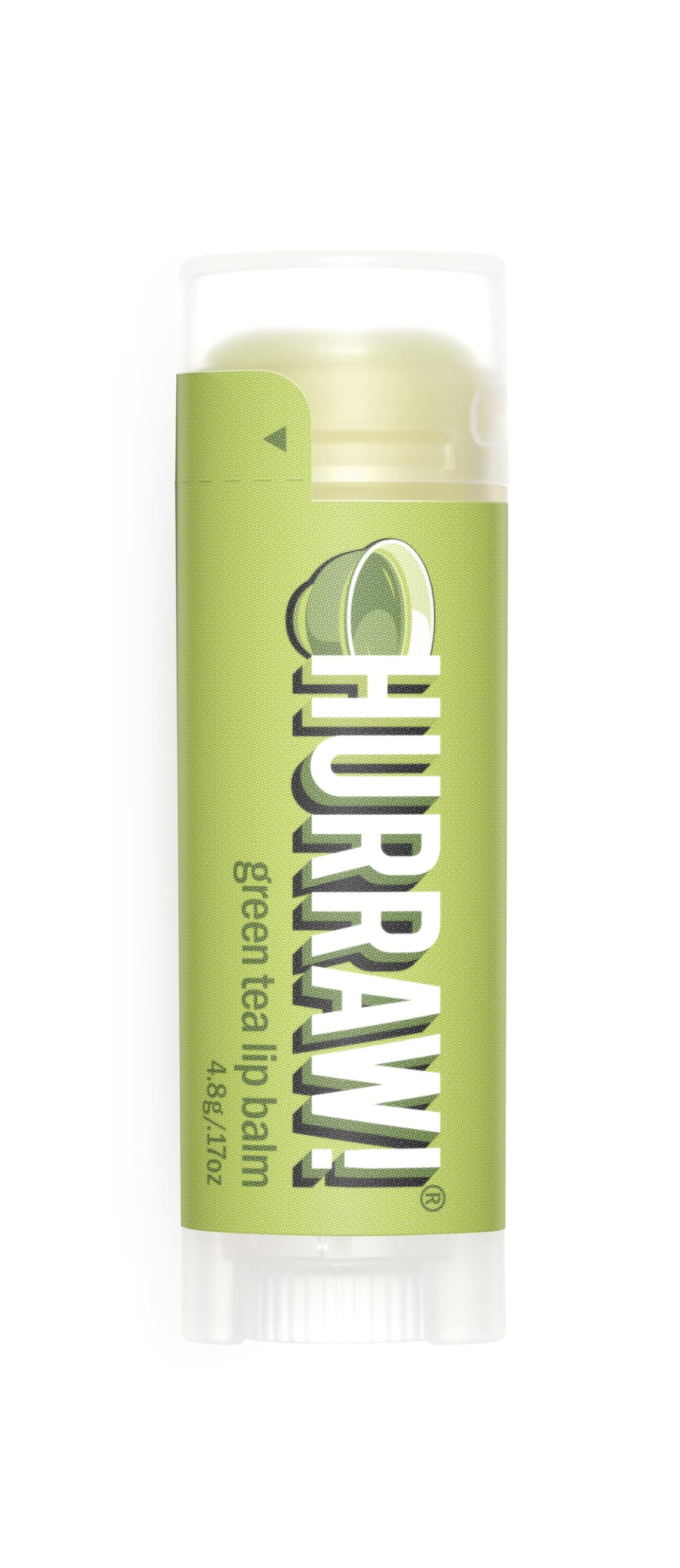 Hurraw! Green Tea Lip Balm: Organic, Certified Vegan, Cruelty and Gluten Free. Non-GMO, 100% Natural Ingredients. Bee, Shea, Soy and Palm Free. Made in USA