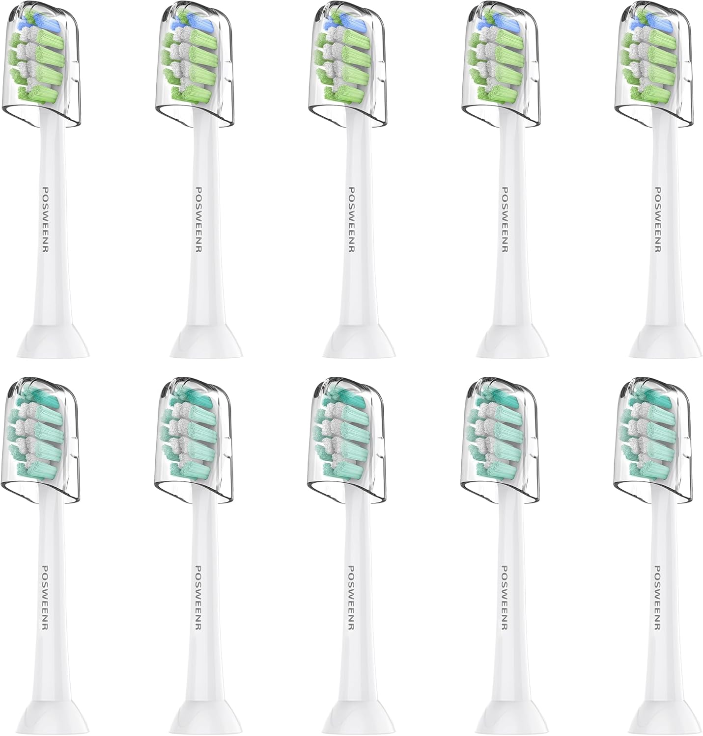 Replacement Toothbrush Heads for Philips Sonicare Replacement Brush Heads Compatible Electric Toothbrush Heads, 10 Pack Replacement Toothbrush Heads for Philips Sonicare Replacement Brush Heads Compatible Electric Toothbrush Heads, 10 Pack