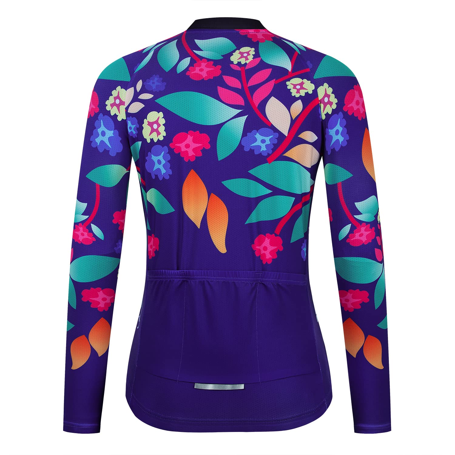 HimyBB Women Cycling Jersey Pro Team Long Sleeve Bike Shirt Tops UPF 50+ Sun Protection XXL