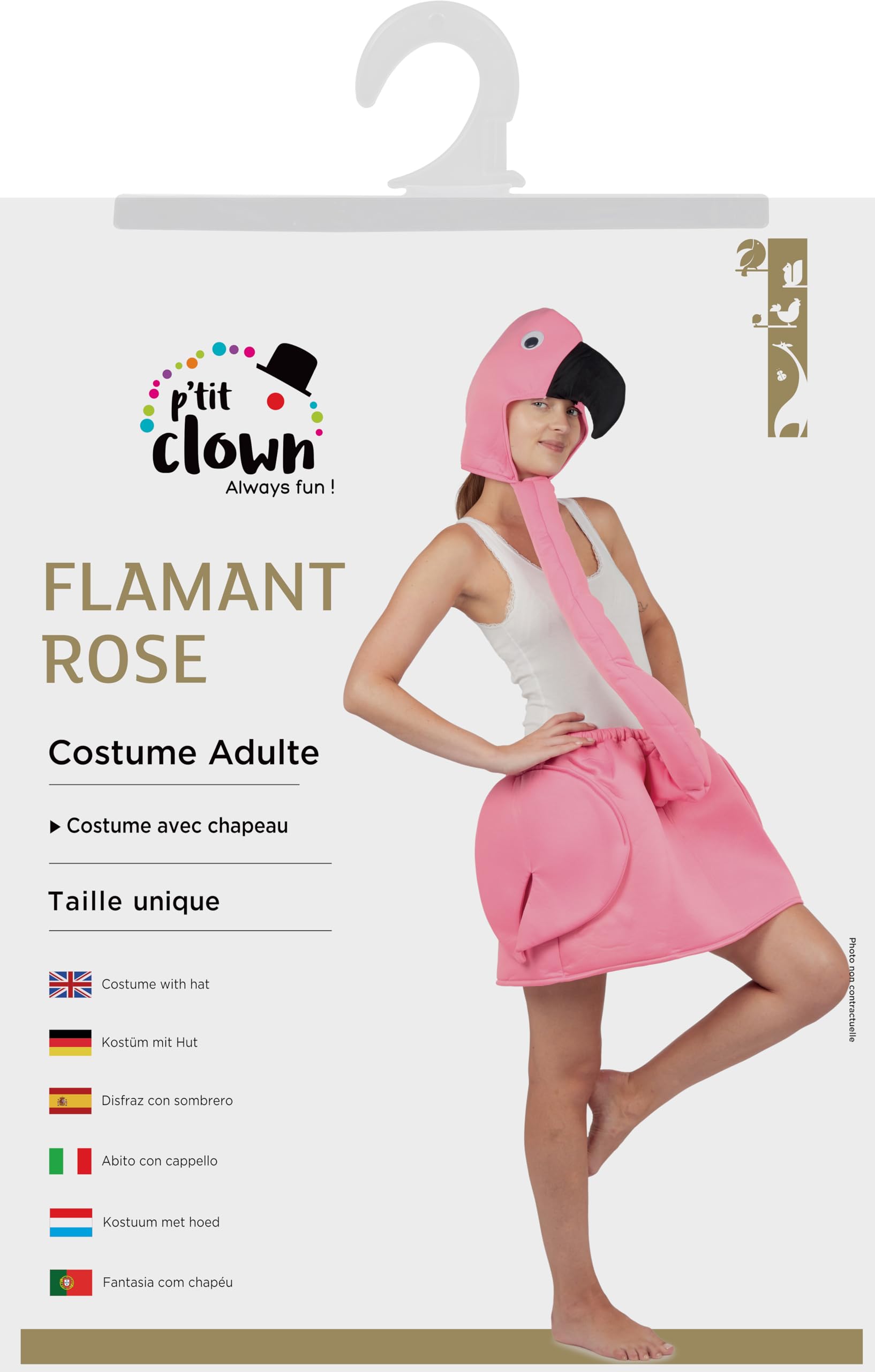 Costume Da Fenicottero Rosa Per Bambino - Vegaoo - 10
