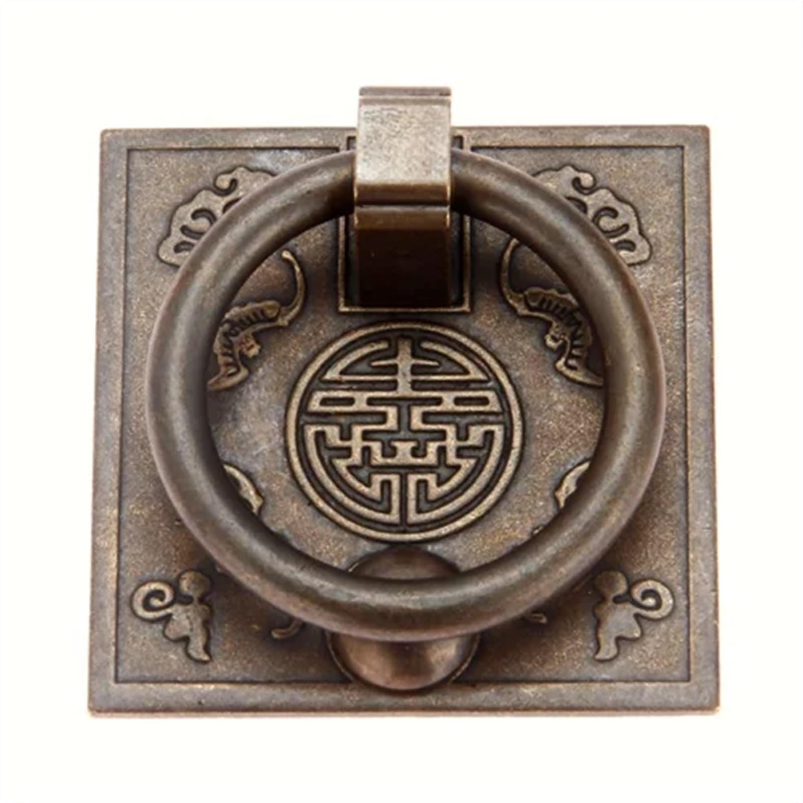 Poignées carrées en bronze 6x6 cm pour tiroir et armoire de cuisine