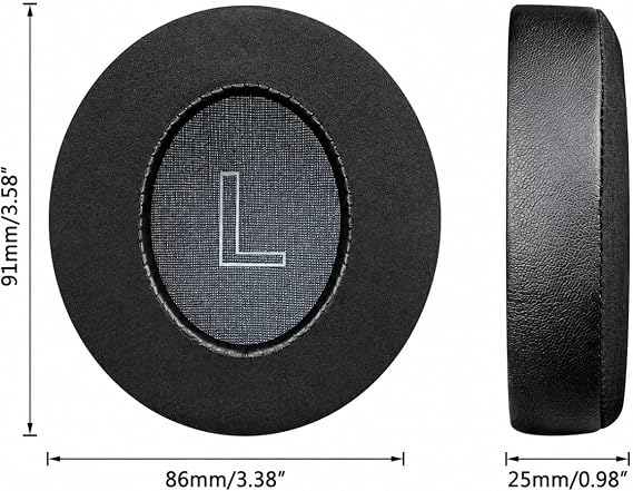 Anker Soundcore Life Q30/Q30BT/Q35 Uyumlu Soğutucu Jel Kulaklık Yastığı, Hafızalı Köpük Yedek Ped, Serinletici Kumaş/Suni Deri Kulaklık Süngeri