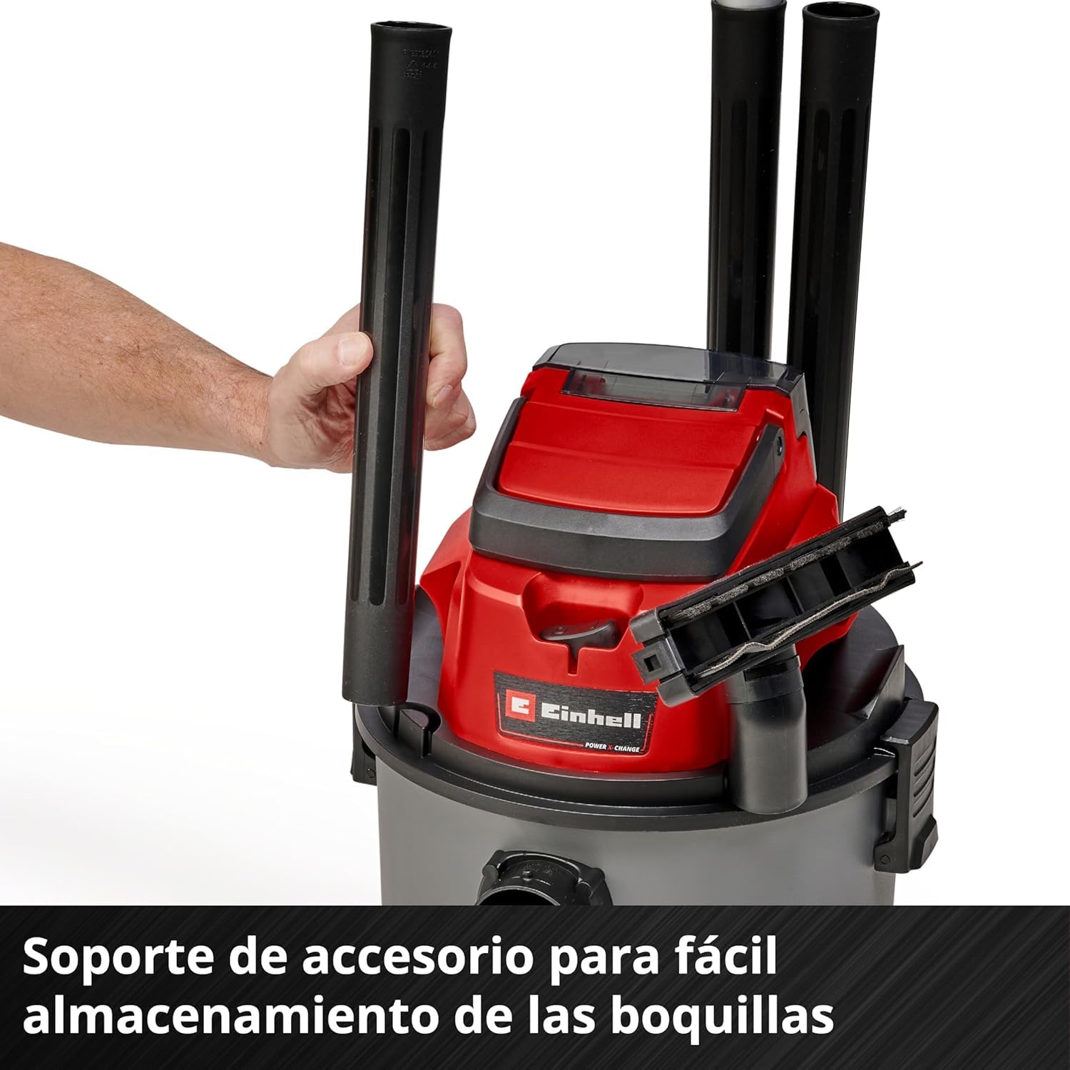 Einhell TC-VC 18/15 Li-Solo Power X-Change Aspirador en seco y húmedo 18V 15L Li-Ion