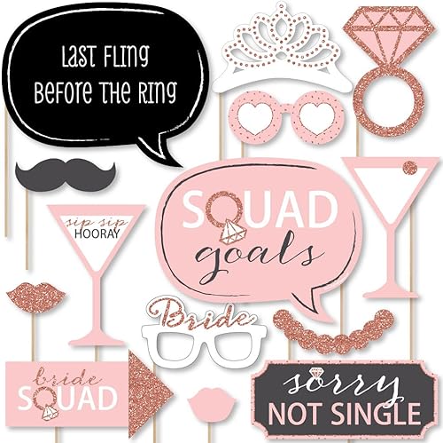 Miniatura 9 de Big Dot of Happiness Nautical Bachelorette - Last Sail Before the Veil - Kit de accesorios para cabina de fotos para despedida de soltera - 20