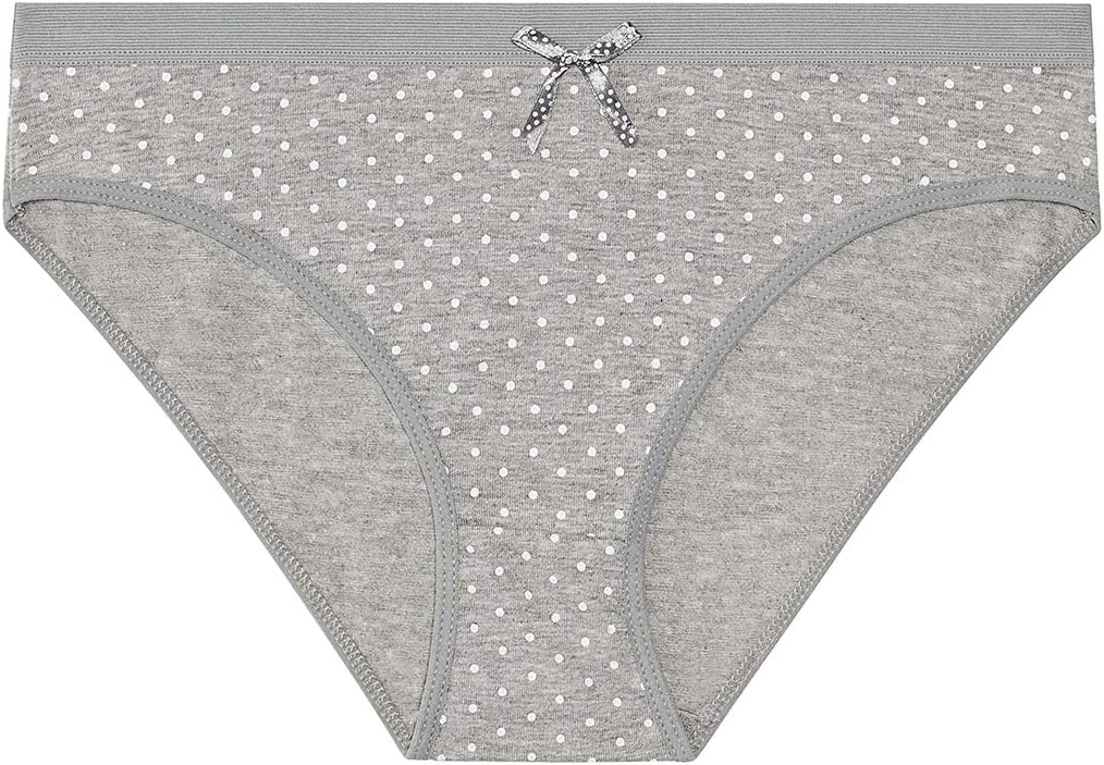 Nabtos Women's Cotton Underwear Sexy Bikini Polka dot Panties Pack of 5 - Image 3