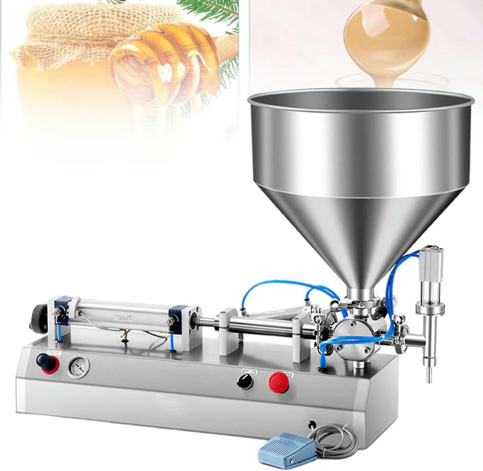 Semi -Automatic Piston Filling Paste Dispenser Tire - Liquid Filling Machine Manual for Oil Cream