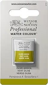 AQUARELA W&N PROF PASTILHA OLIVE GREEN 0101447