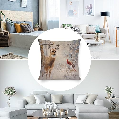 Miniatura 5 de Cojines Decorativos para Sala - Funda de cojín para sofá, decoración moderna para el hogar, sofá, dormitorio, automóvil, 16 x 16 pulgadas