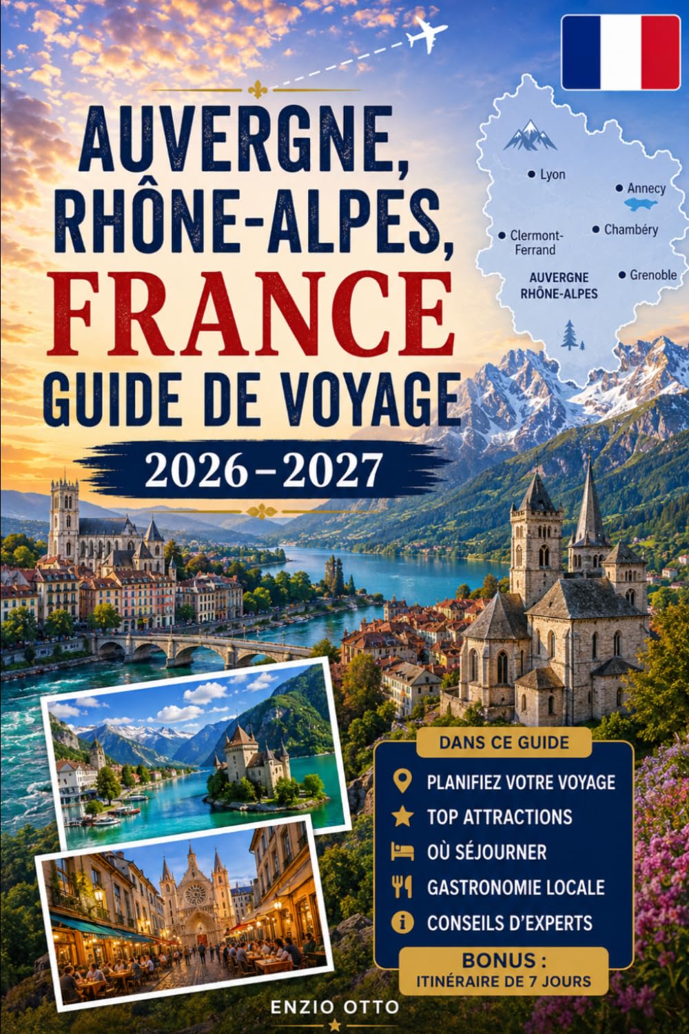 Auvergne, Rhône-Alpes, France, Guide de voyage 2026–2027: Explorez Lyon, Annecy, Chamonix, Grenoble, le lac d'Annecy, les Alpes françaises, des ... inoubliables pour les visiteurs débutants