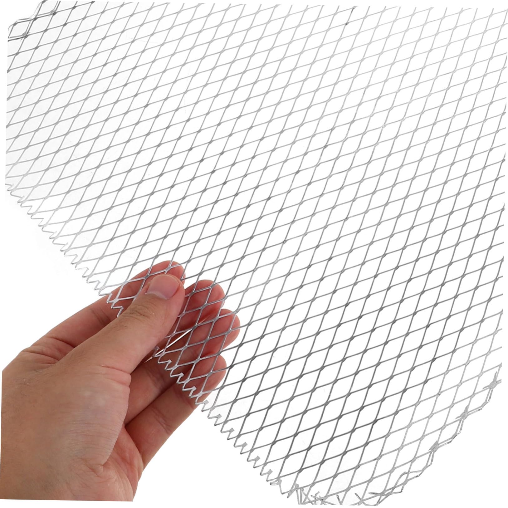 10 alfombrillas de malla de aluminio antiadherentes – Cubiertas rectangulares para barbacoa al aire libre y cocina en interiores – Resistente al calor, reutilizable, perfecto para asar y hornear