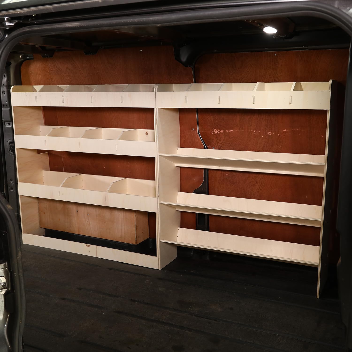 VANIFY - Scaffali per Furgone Ford Transit Custom L2 2012+ Caja de herramientas y estantería trasera