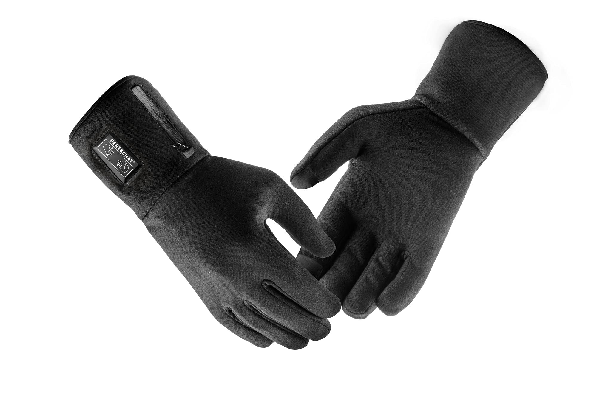 BERTSCHAT Guanti sottopensili riscaldati PRO, Dual Heating – Guanti invernali per uomini e donne – Guanti termici touch screen con riscaldamento a batteria – per caccia, sci, moto, bicicletta