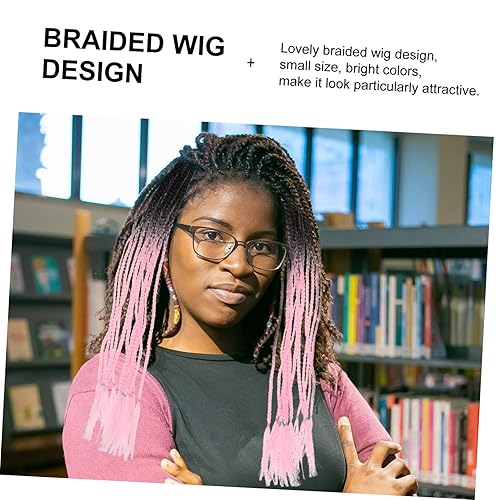 Colorful Crochet Braid Hair Extensions - 12pc Gradient Faux Locs