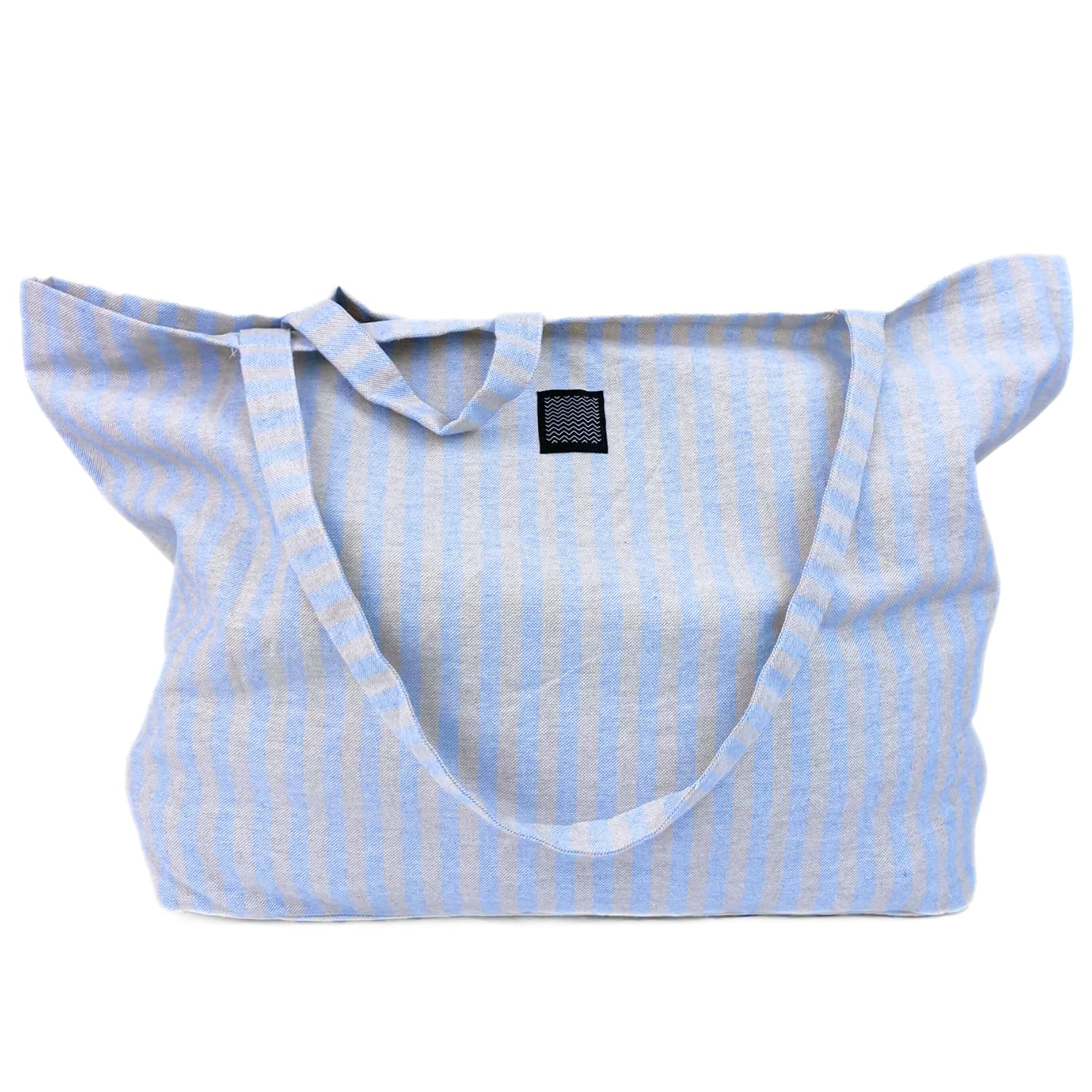 MOMOMUS Bolsa de Playa XXL - Bolsillo Interior - 65x40 cm