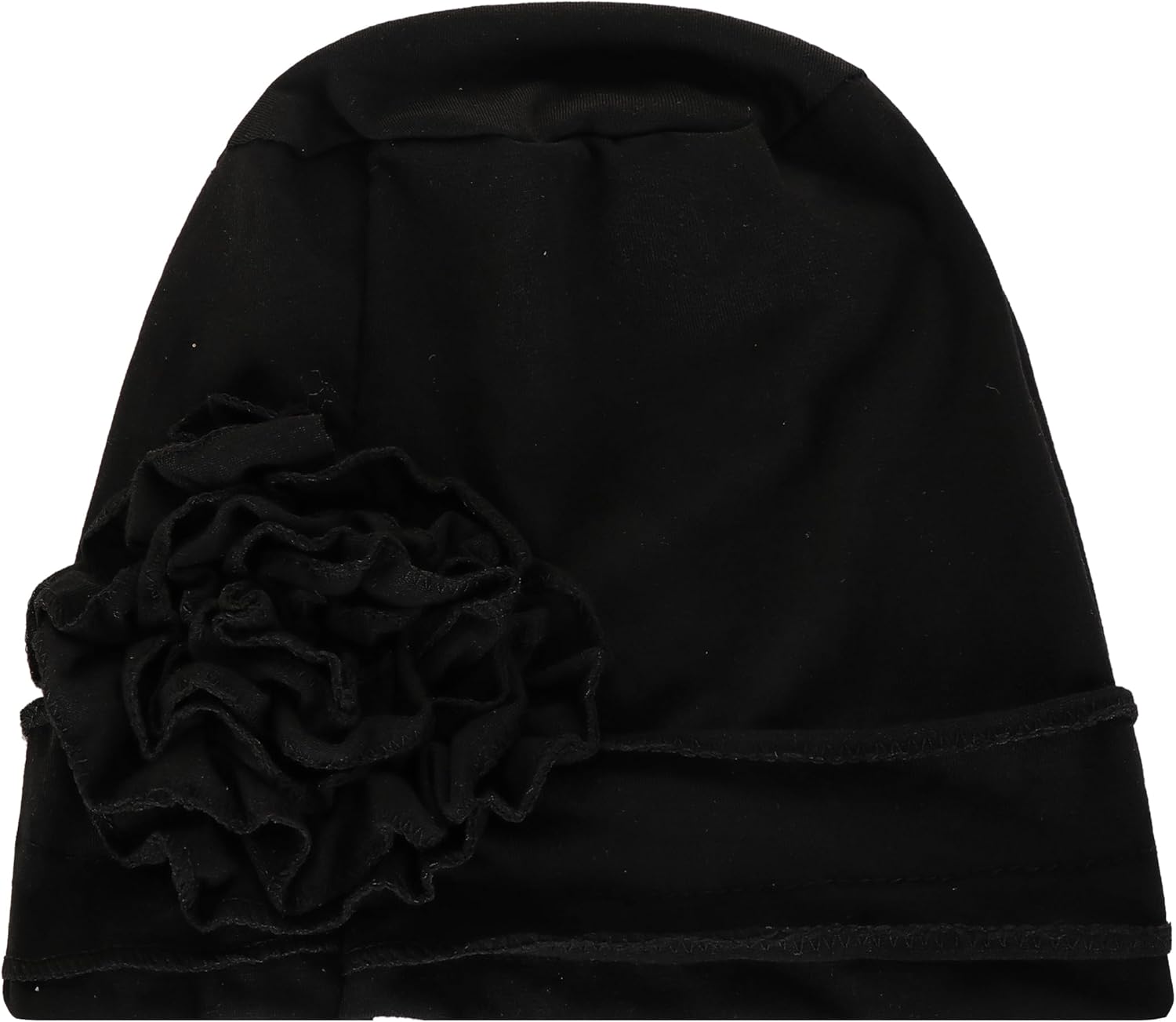 beauty YFJH Pre Tied Chemo Headwear for Women Solid Flower Turban Caps Cancer Beanies Headwrap Hair Loss Cover - Image 8